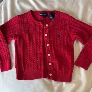 Ralph Lauren Vibrant Red Knit Sweater